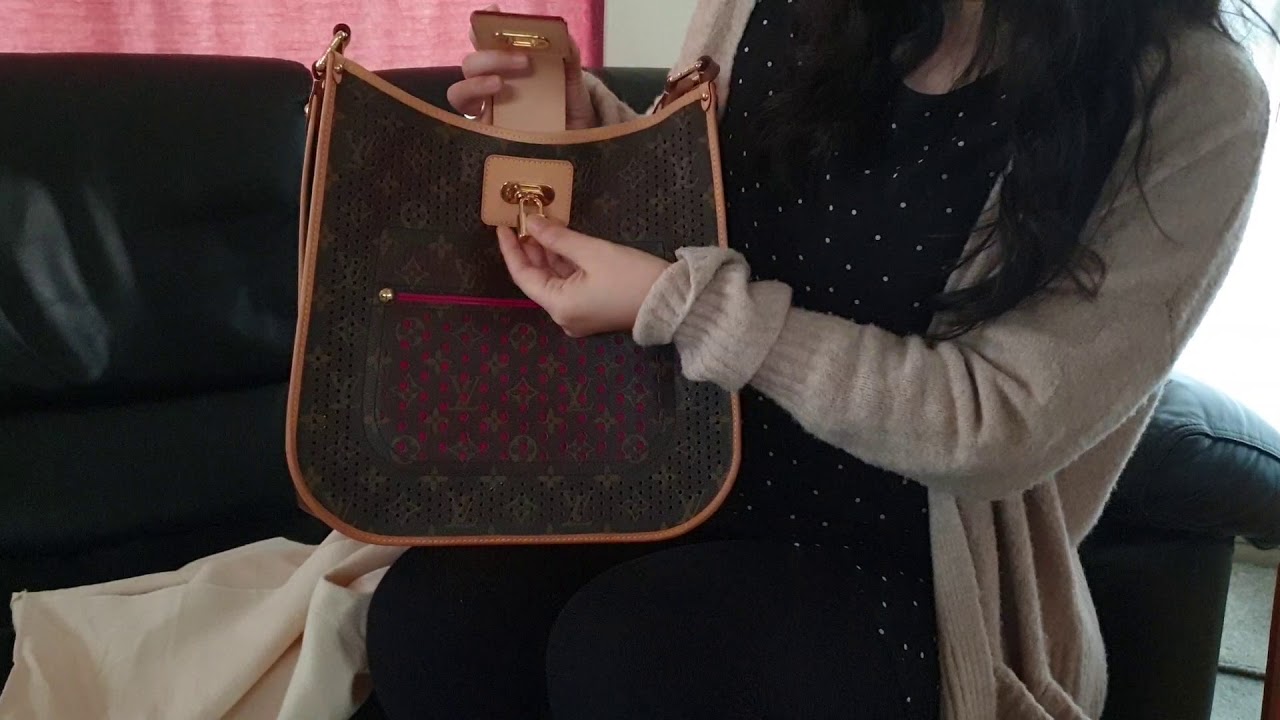 Louis Vuitton Perforated Monoram Musette Fuchsia at Jill's Consignment