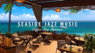 Атмосфера открытого приморского кафе с расслабляющей джазовой музыкой и звуками океанских волн #10