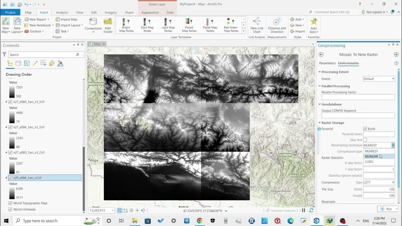HOW TO DIGITAL ELEVATION MODEL (DEM) IN ARCGIS