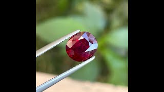 Famous Deep Red Natural Ruby Gemstone Wealth