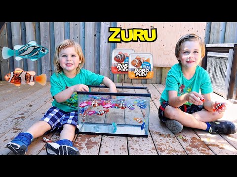 ZURU ROBO FISH- Realistic Robotic Fish | The Ultimate PRANK fish | Toy Review for kids