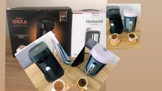 Arzum Okka Minio Jet Vs Homend Pottoman 1832H - Arzum Okka Ve Homend Türk Kahvesi Makinasi Inceleme