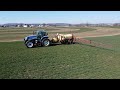 "New" Scraper Tractor and Spraying Fertilizer