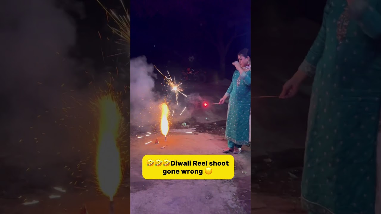 👉🏻Diwali 🪔 Reel Shoot Gone Wrong 😂🤣🤣🤣