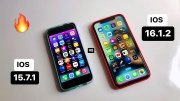 IOS 15.7.1 vs IOS 16.1.2 - iPhone 7 vs iPhone Xr