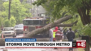 Storms move through Metro Atlanta