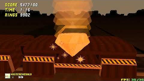 SRB2 v2.2.10 - Playing as Hyper Master Emerald part 2.