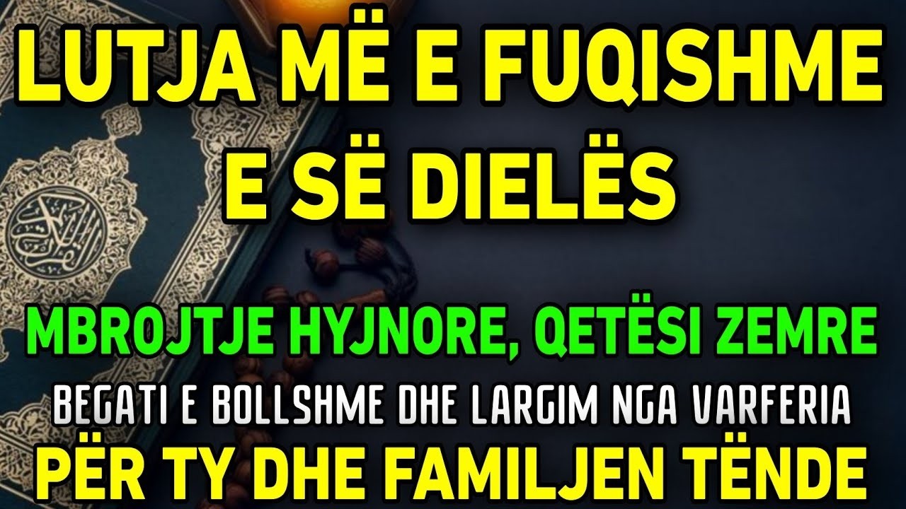 Lutja Më e Fuqishme e së Dielës – Mbrojtje Hyjnore, Begati dhe Qetësi për Familjen