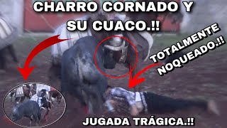 EL CHARRO SE FUE MALH3RIDO.!! JUGADA TRISTE DEL JARIPEO.!!