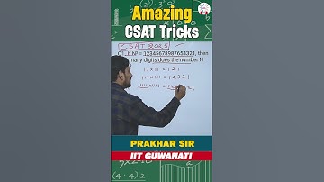 Quick and Amazing Solution of CSAT 2025 PYQ l UPSC Prelims Exams 2026 #csatupsc