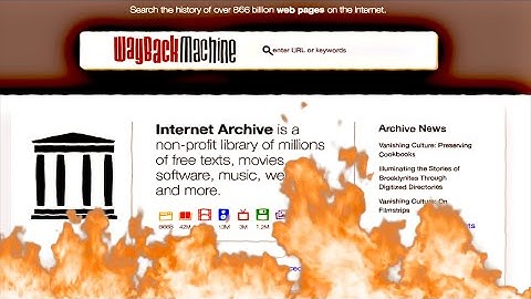 The Internet Archive Situation