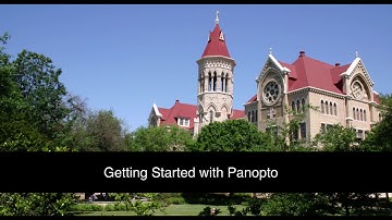 Getting Started with Panopto
