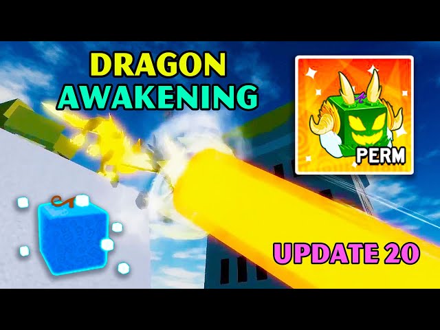 I AWAKENED THE CONTROL FRUIT FOR UPDATE 20! Roblox Blox Fruits - BiliBili