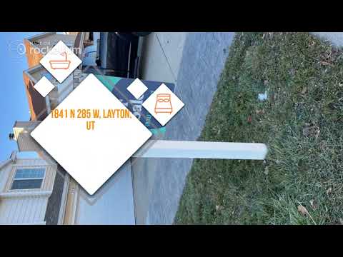 1841 N 285 W, Layton, UT home video tour
