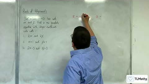 A-Level Further Maths D2-14 Roots of Polynomials: Substitution Method for Quadratics