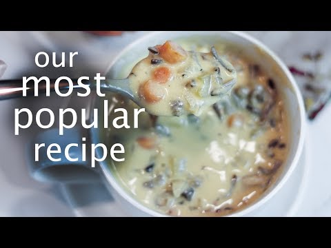 Creamy Wild Rice Soup: Vegan Vitamix Recipe!