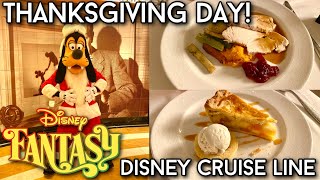 What To Expect On Thanksgiving Day On Disney Cruise Line! Disney Fantasy Very Merrytime Cruise!