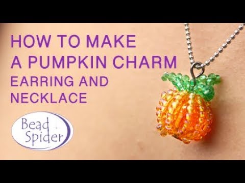 Jewelry Made by Me Halloween Pumpkin Bead Box DIY Bracelet Kit