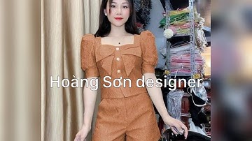 Dạy cắt may| hướng dẫn cách cắt áo cổ vuông nơ thân|Hoàng Sơn designer