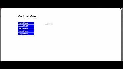 Upload a Vertical Menu CSS and HTML Code to Yola Site Builder