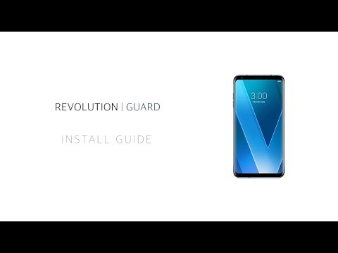 프로텍트엠 LG V30 레볼루션가드 방탄 액정보호 필름 부착영상