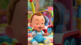 🚂 Little Baby Boy Learning Shapes Names with Toy Train | Learn Circle Square Triangle | Kids Cartoon