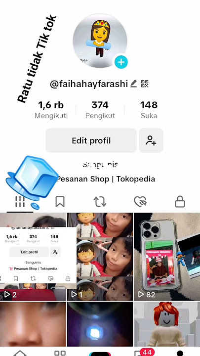 ratu Tik tok namanya sudah di situ lengkap