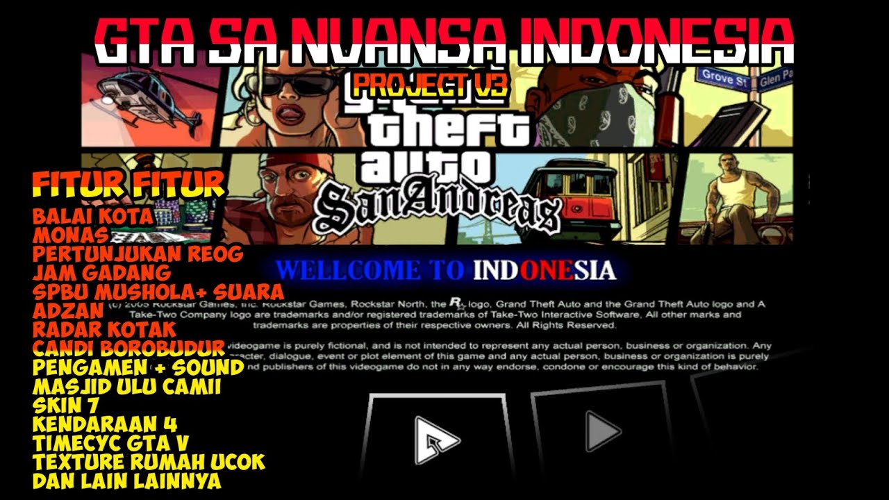 RILIS!! GTA SA NUANSA INDONESIA PROJECT V3 TERBARU 2026! SUPPORT ANDROID 11-15 