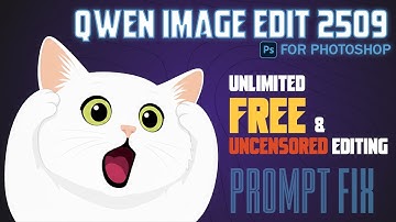 Qwen Image Edit 2509 Photoshop Plugin 🚀 Unlimited FREE Photo Editing (ComfyUI)
