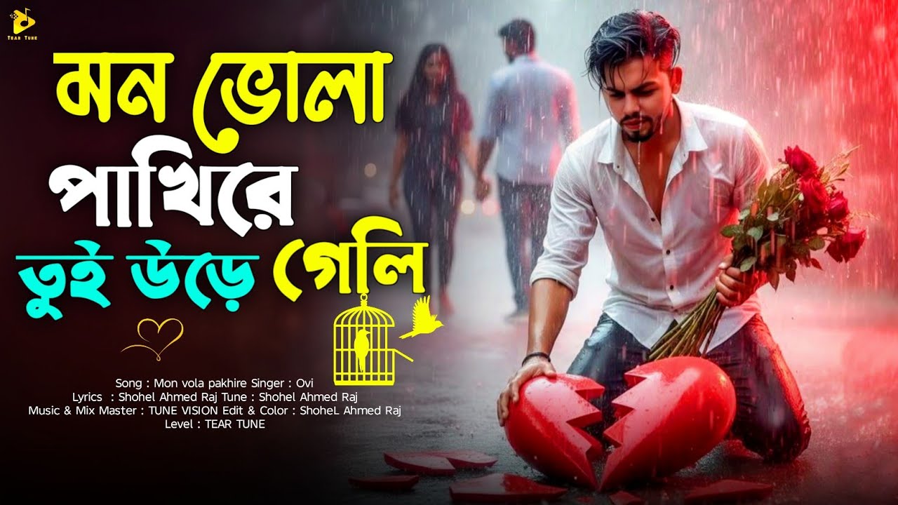 মন ভোলা পাখিরে তুই উড়ে গেলি💔Bangla New Sad 2026 |new viral sad song |TikTok viral song