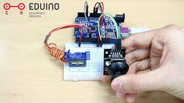 [에듀이노] 아두이노 조이스틱 모듈(Joystick Module) 로 서보모터 제어하기