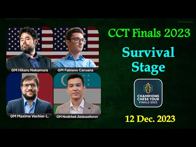 Champions Chess Tour FINALS 2023 - SOBREVIVÊNCIA / Nakamura será ELIMINADO?  - chesscompt on Twitch