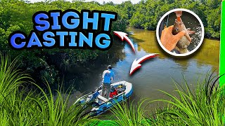 Solo Mini Inflatable boat Saltwater creek fishing - Day 3 - EP.589