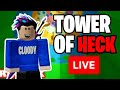 🔴ROBLOX TOWER OF HECK LIVE