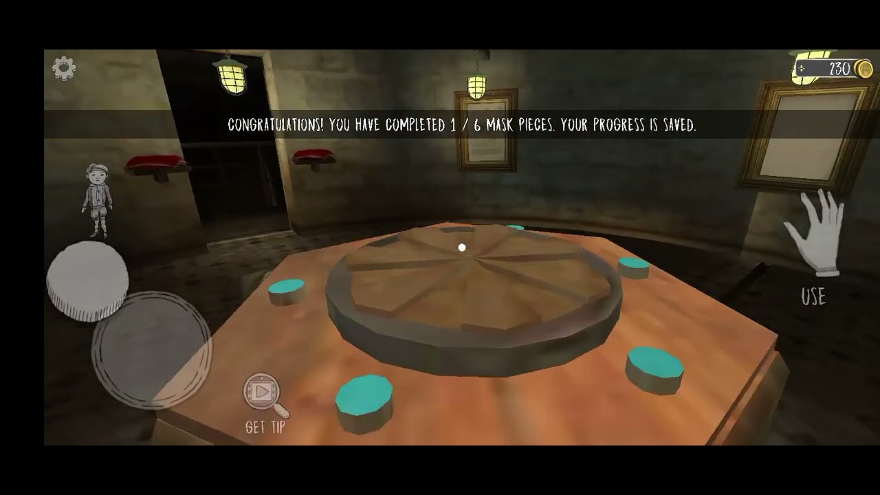 I tried two puzzles but collect one mask evil nun gameplay mobile version