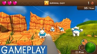 Blast 'Em Bunnies PS Vita Gameplay