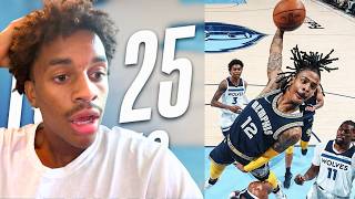 I WATCHED JA MORANT’S TOP 25 CRAZIEST HIGHLIGHTS..