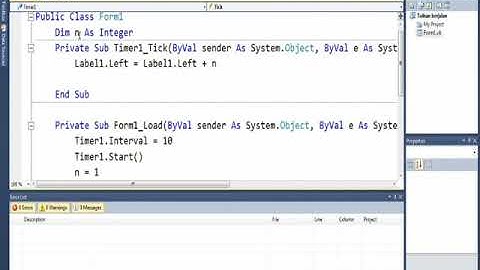 membuat teks berjalan dengan vb.net