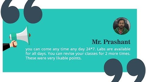Mr. Prashant shares his experience on CCNA Routing and Switching Training at I-Medita