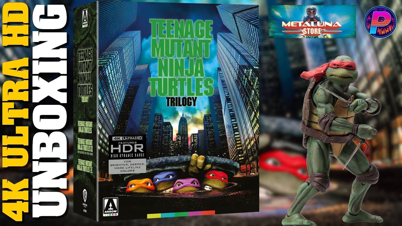 TORTUES NINJA TRILOGIE 4K UNBOXING 