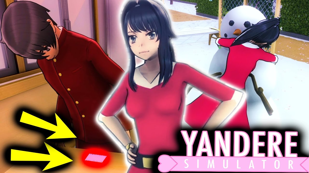 AYANO WRĘCZA PREZENT ŚWIĄTECZNY SENPAIOWI! | YANDERE SIMULATOR