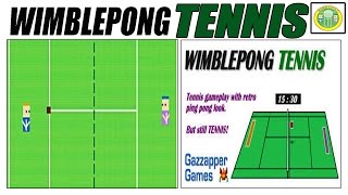 ★★★ WimblePong Tennis --- GAMEPLAY ANDROID ★★★ screenshot 4