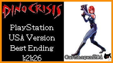 [No Commentary] Dino Crisis (PSX) Speedrun - Best Ending (100%) - 1:21:26