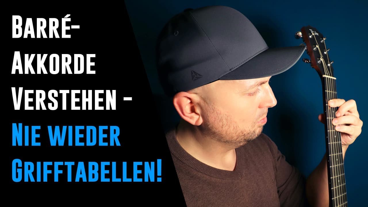 Barré-Akkorde Gitarre - Das System verstehen