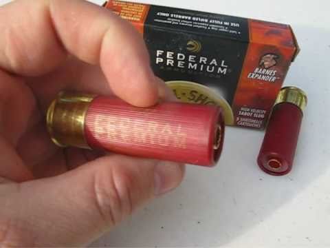 Federal Barnes Expander Sabot 12 Ga Smoothbore Youtube