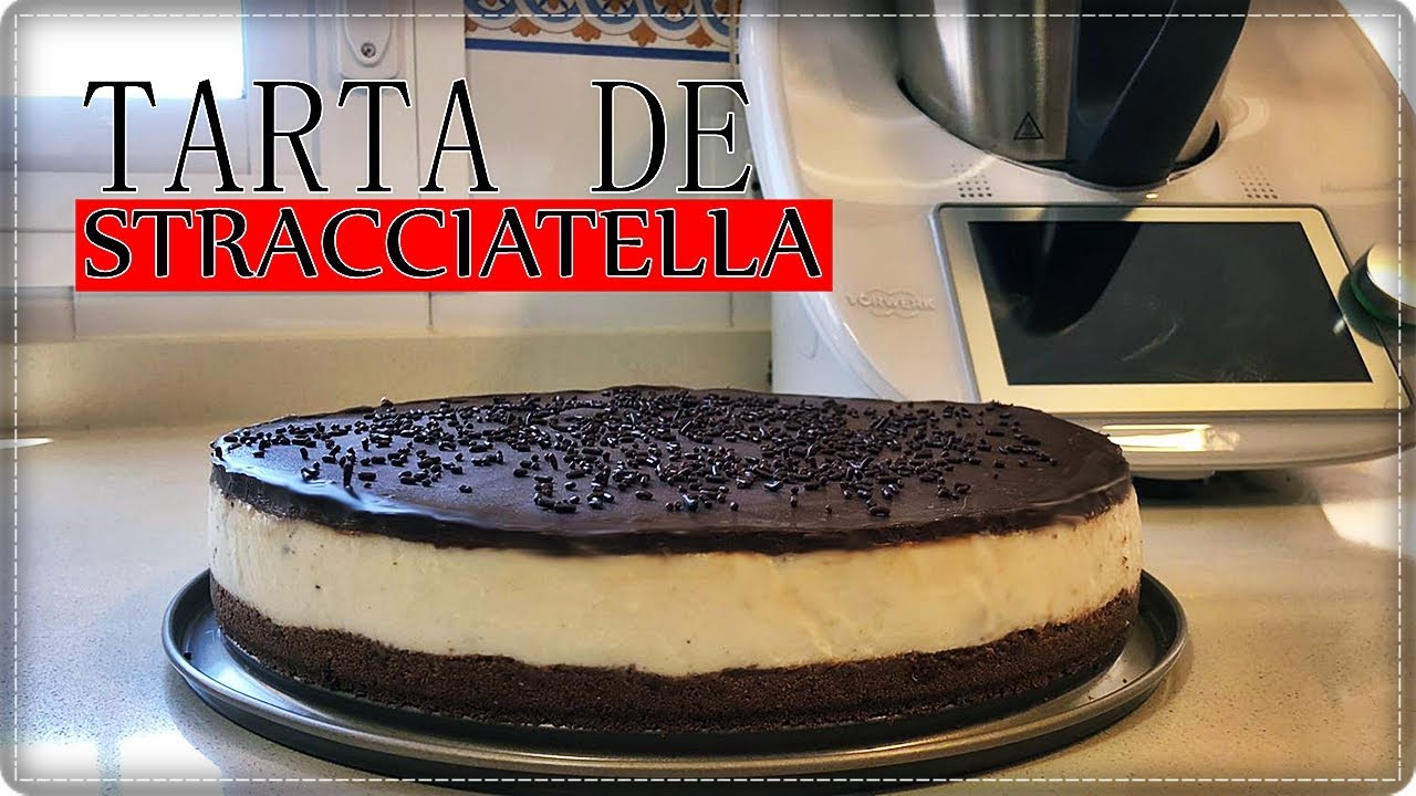 TARTA de STRACCIATELLA paso a paso en Thermomix TM6