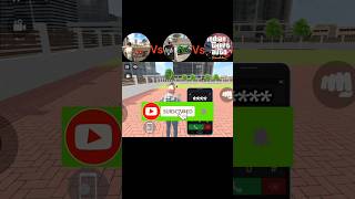 POLICE CAR CHEAT CODE💥 IN IBD3D VS ITA VS Gta5 😱#shorts #indianbikesdriving3d #gta