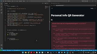 QR Code Generator Streamlit App | Python | Timelapse