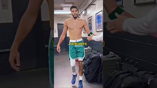 Jayson Tatum explains his height situation 👀