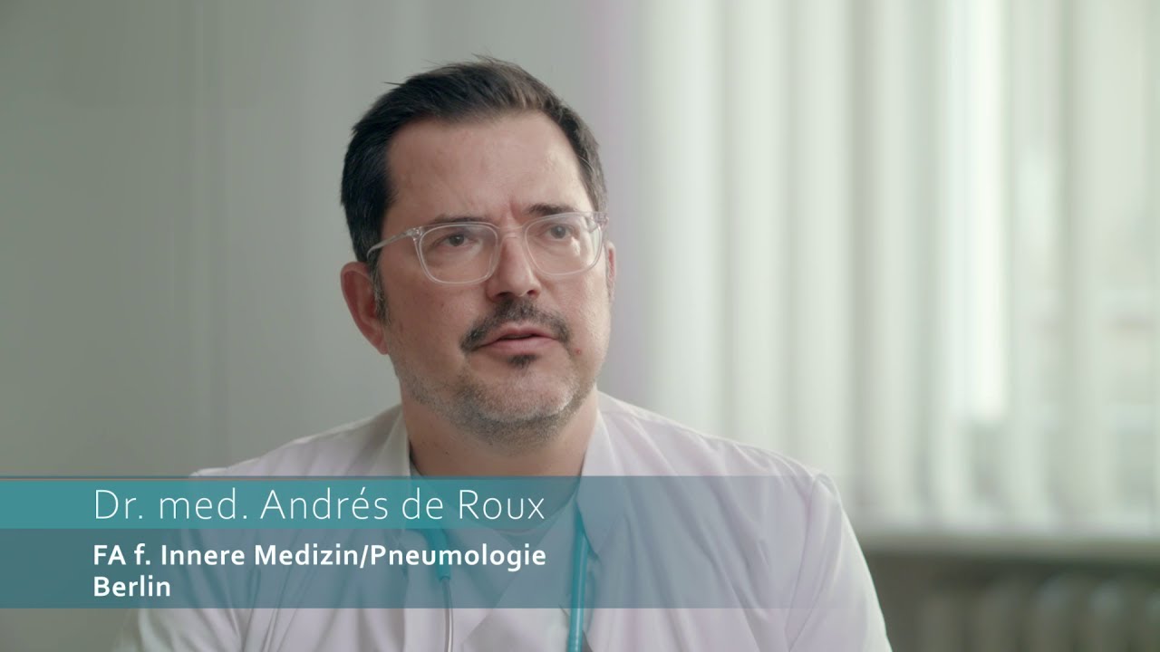 Dr Roux DGP Aktuell: COVID-19 Patienten in einer Lungenpraxis Dr. de Roux - YouTube